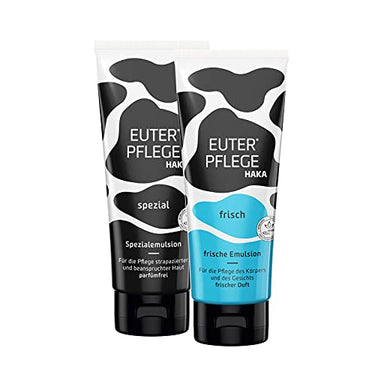 UDDLE CARE Set 1x Care Cream and 1x Body Lotion, intensive care for dry skin, moisturizing cream for hands and body, body lotion with a delicate fresh scent, 2x 200ml on sale